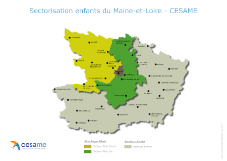 Sectorisation enfants du Maine-et-Loire - CESAME